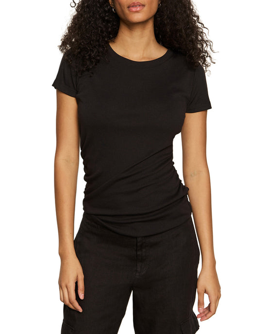 Dressy Twist Tee Black