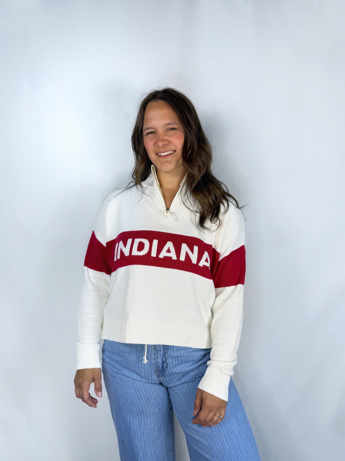 Indiana Ivory Quarter Zip