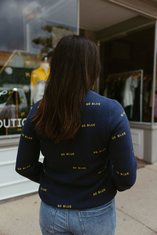 Go Blue All Over Sweater