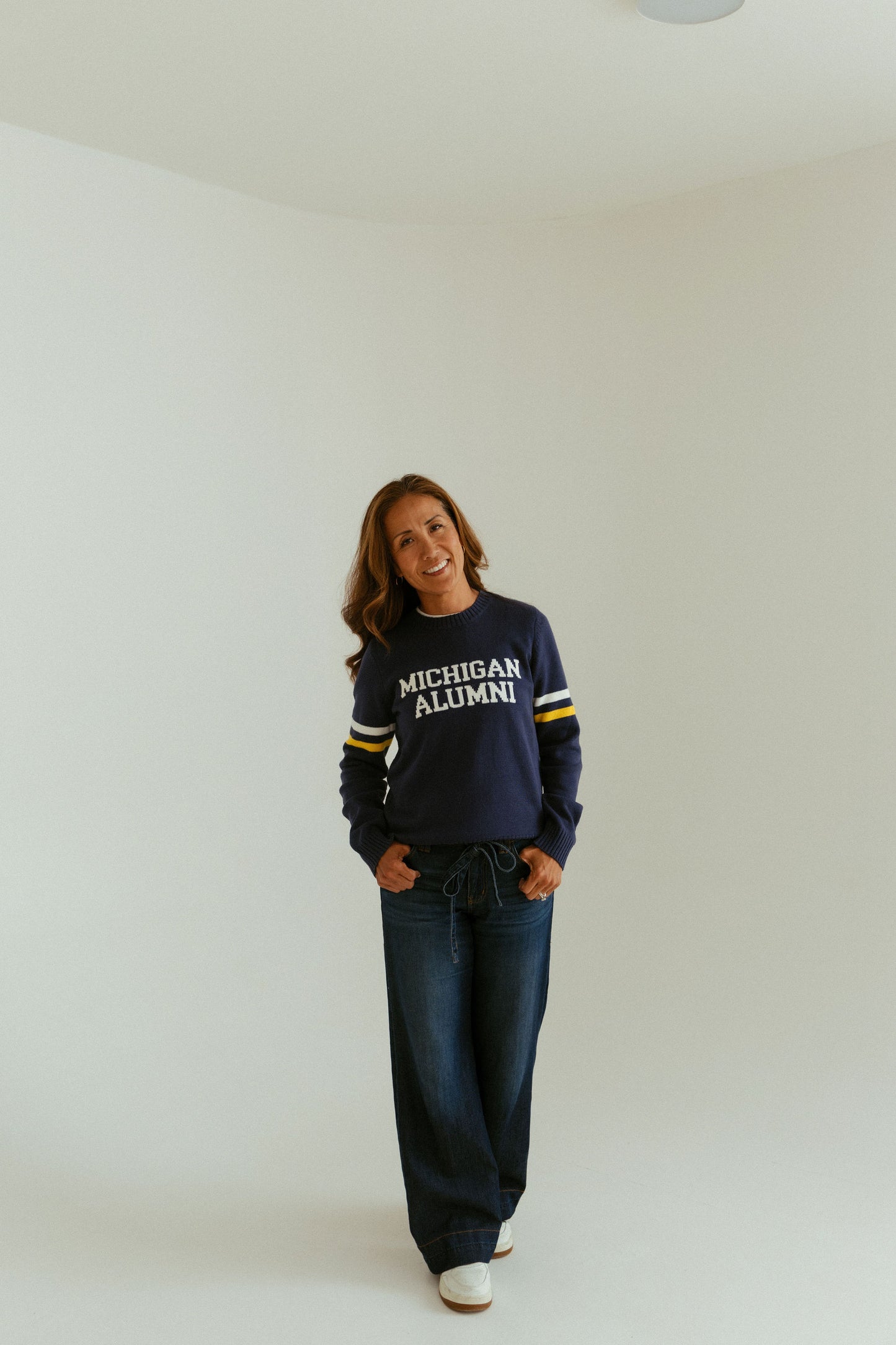 Michigan Alumni Block Sweater