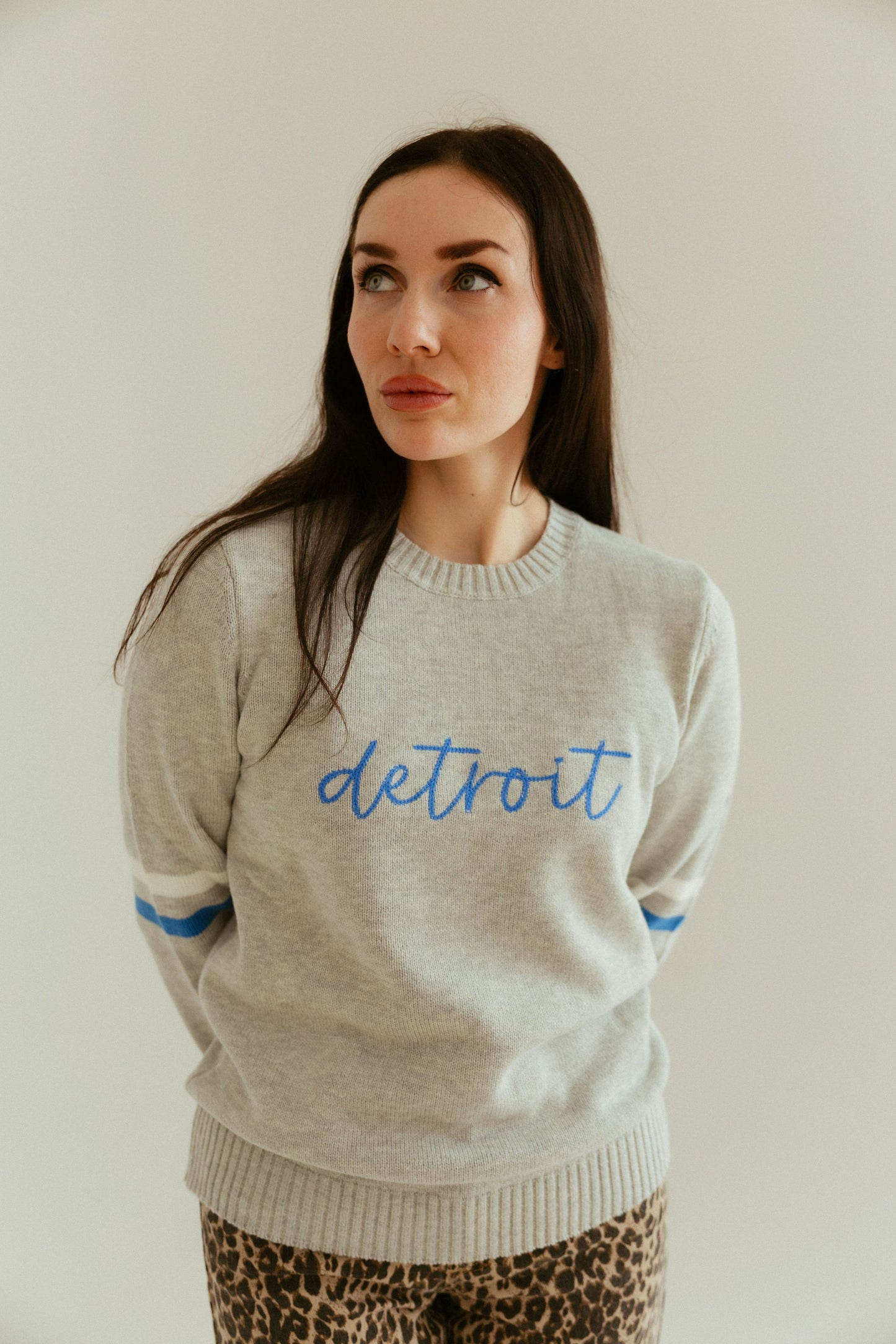 Detroit Cursive Sweater