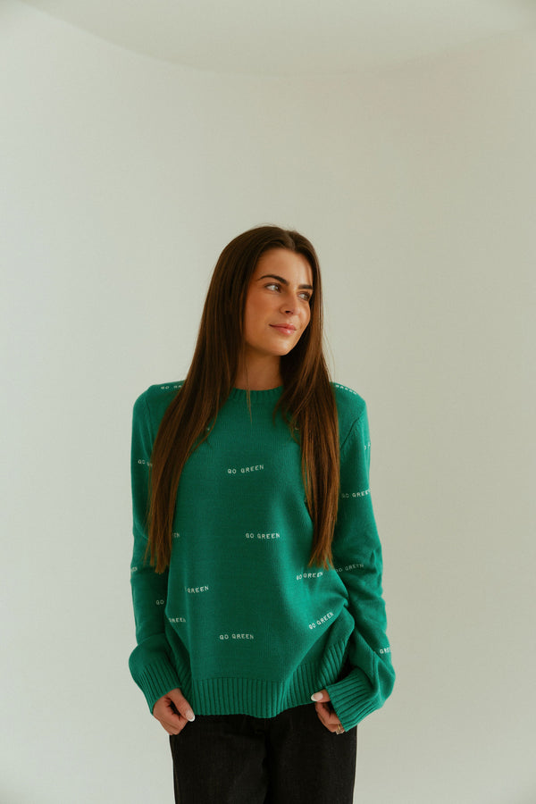 Go Green All Over Sweater