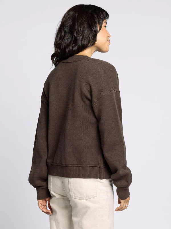 Eliza Cardigan Brown