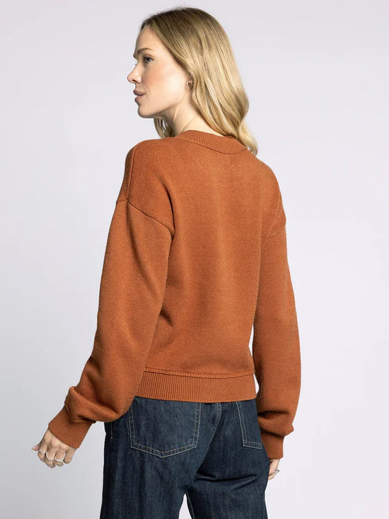 Eliza Cardigan Rust