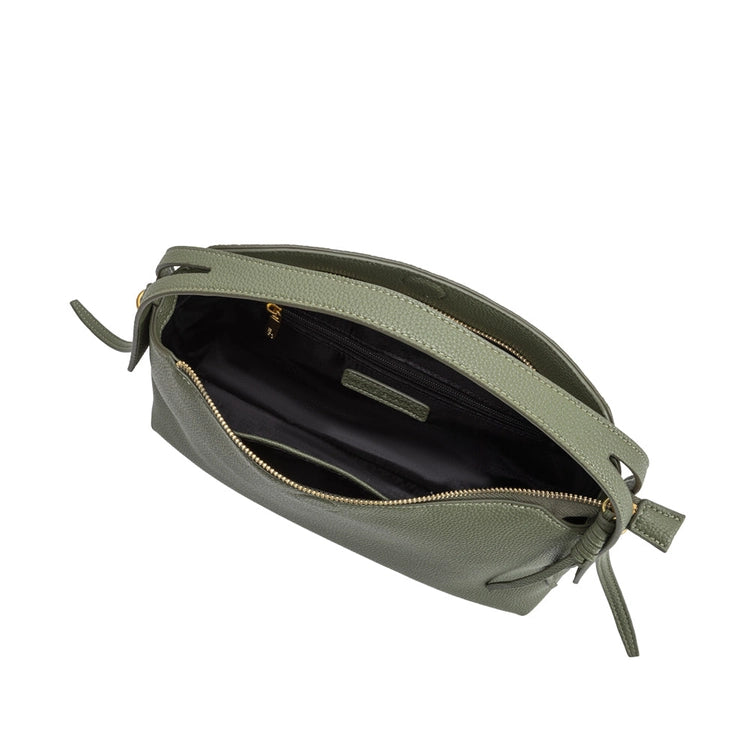 Emory Recycled Vegan Leather Bag in Sage
