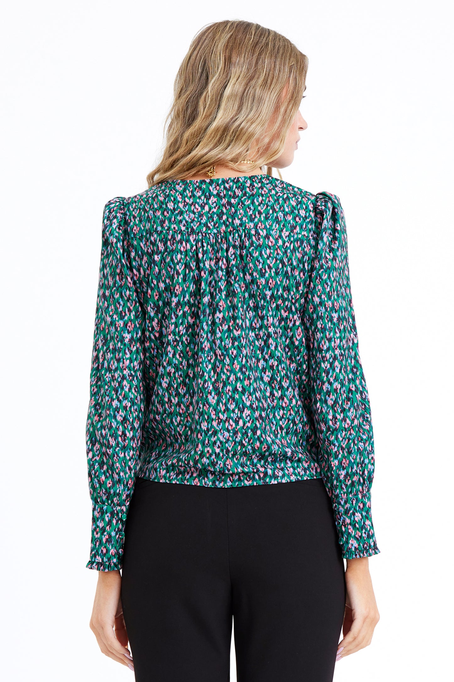 Load image into Gallery viewer, Konnie Surplice Blouse
