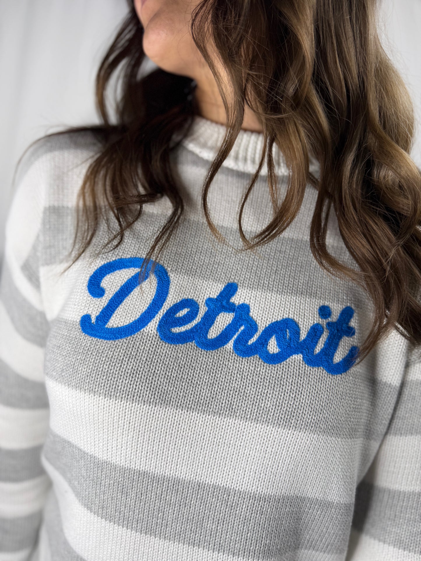 Detroit Striped Sweater
