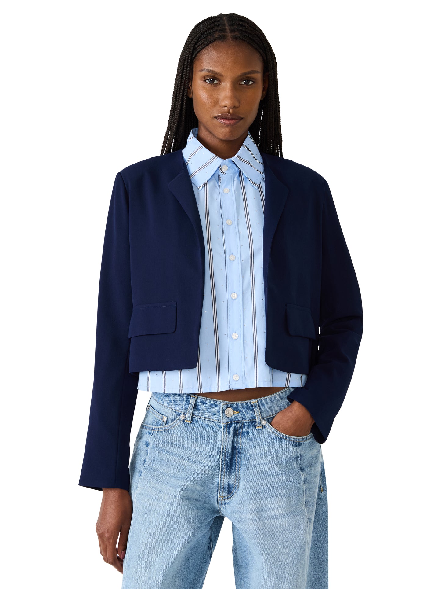 Serenea Blazer in Marine