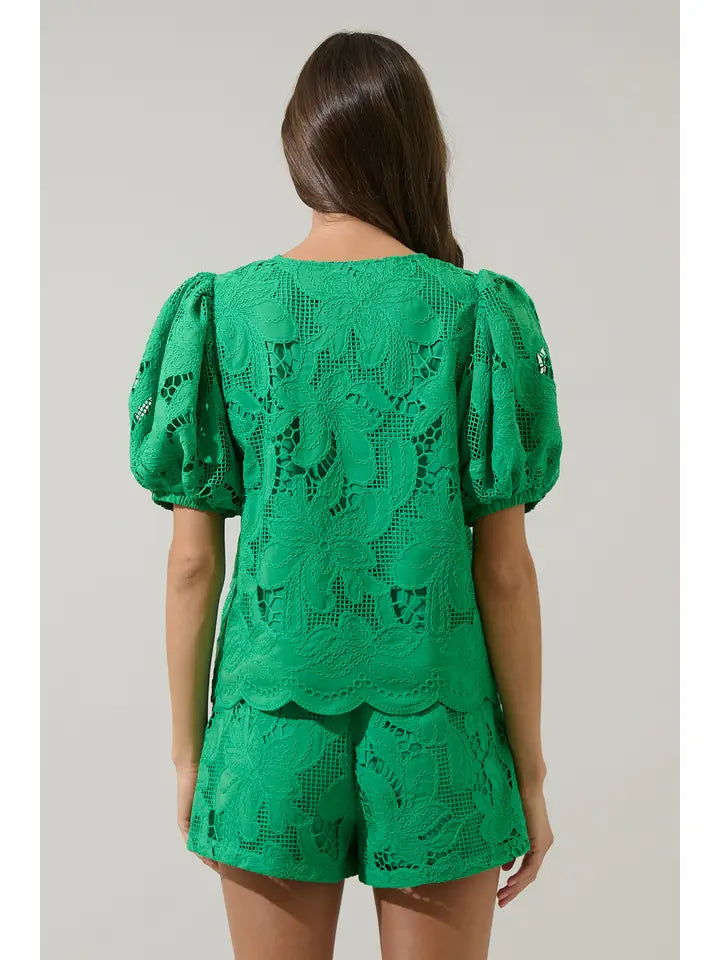 Friona Eyelet Top
