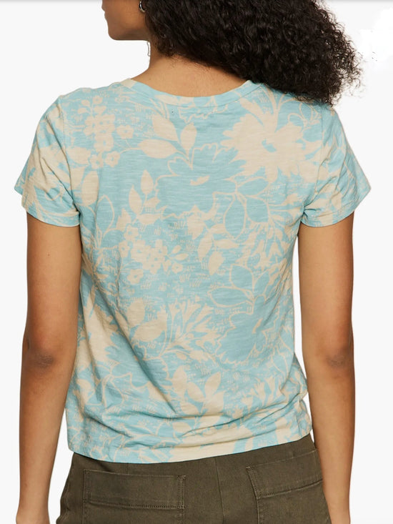 The Perfect Tee Hibiscus Blue