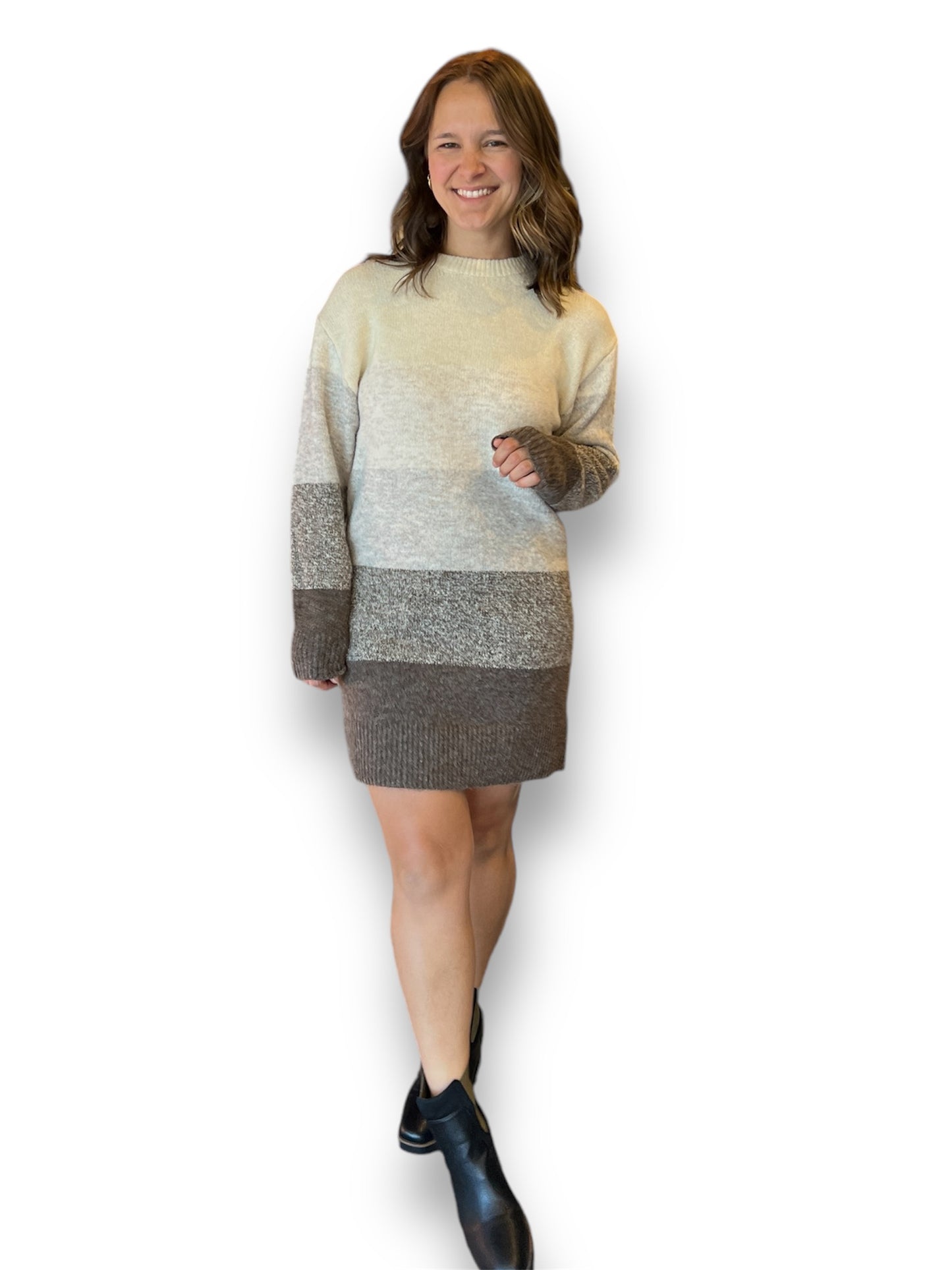 Mocha Morning Sweater Dress