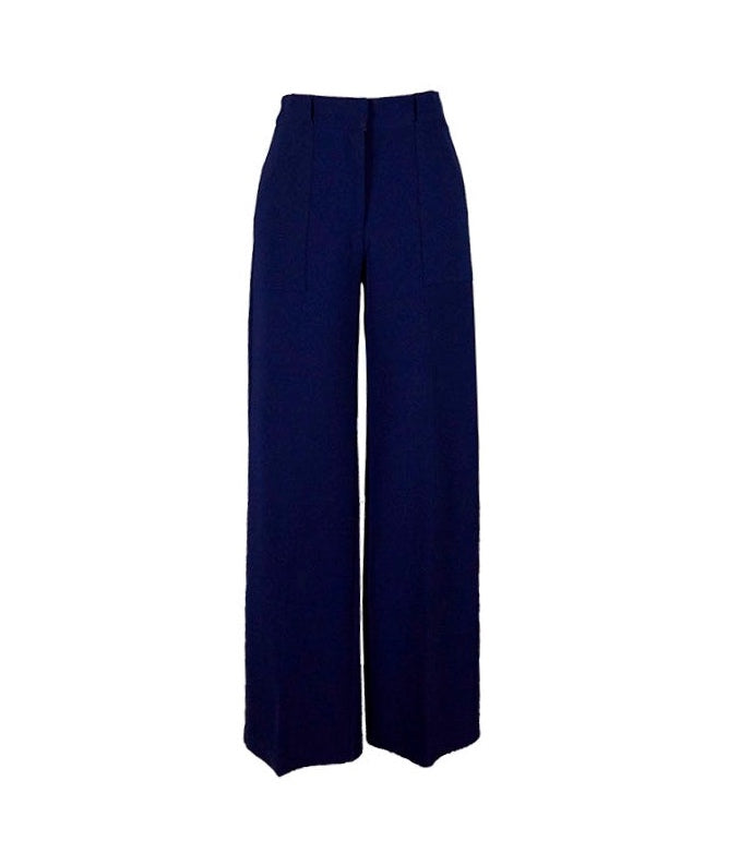 Diana Wide Leg Pant Navy