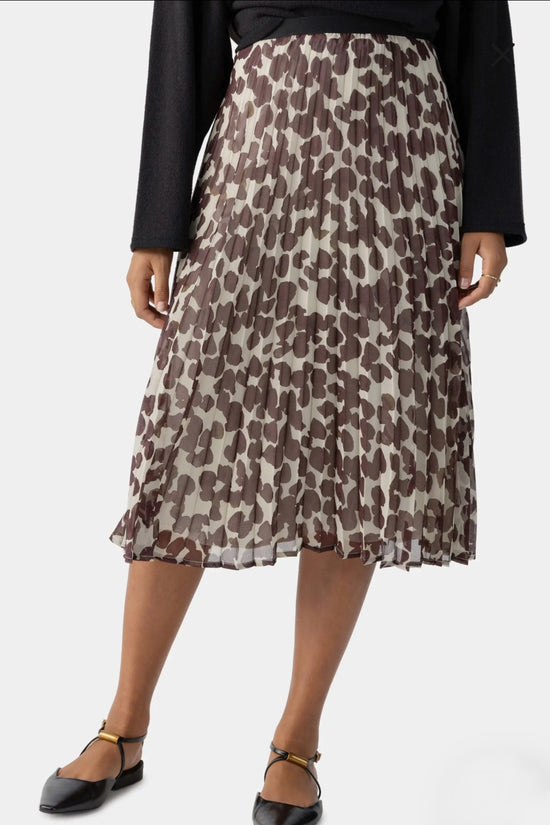 Seeing Spots Pleated Skirt