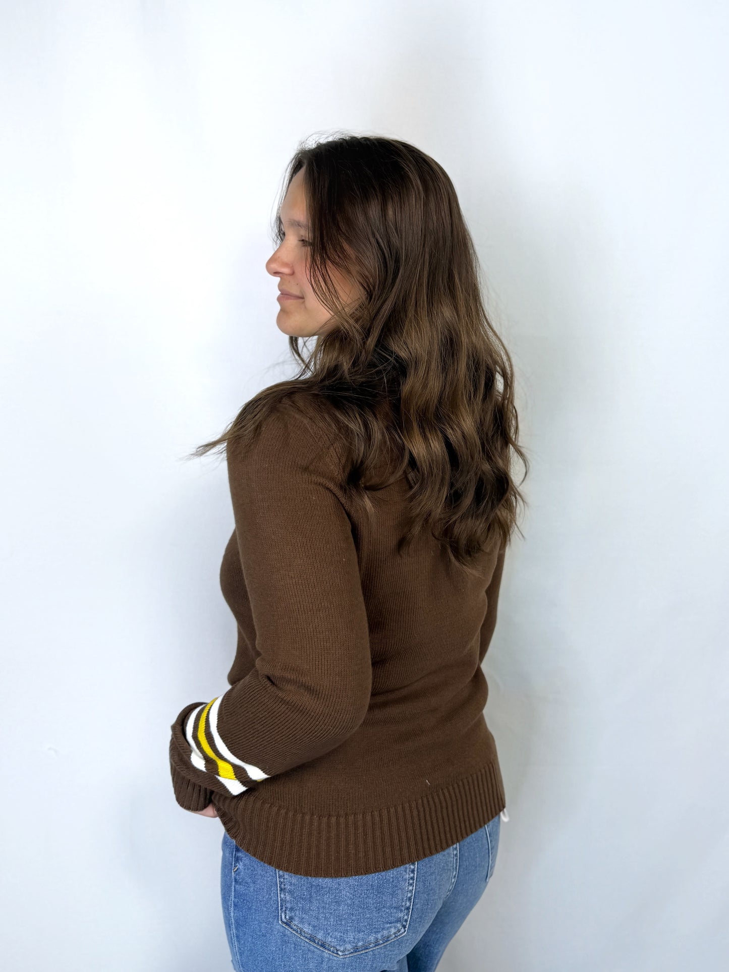 Western Michigan Cursive Sweater