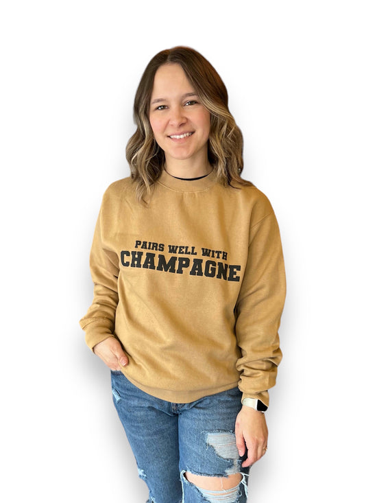 Pairs Well With Champagne Sweatshirt