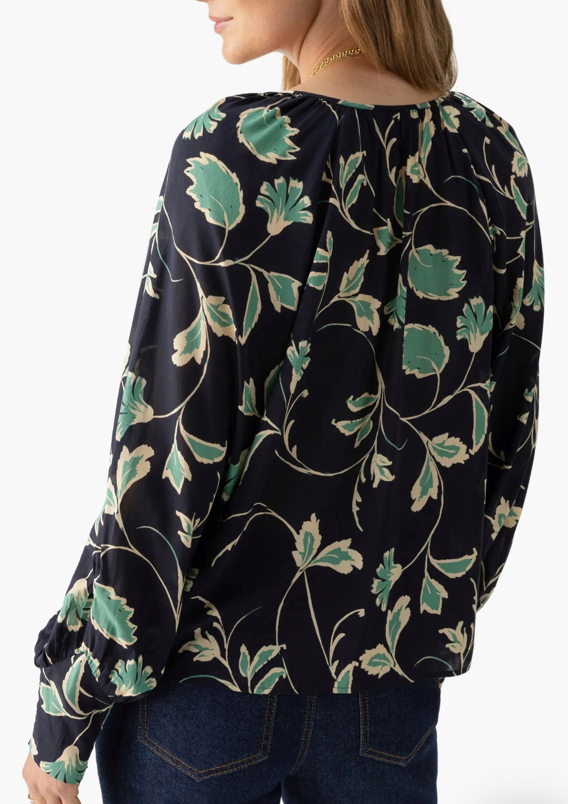 Garden Print Blouse