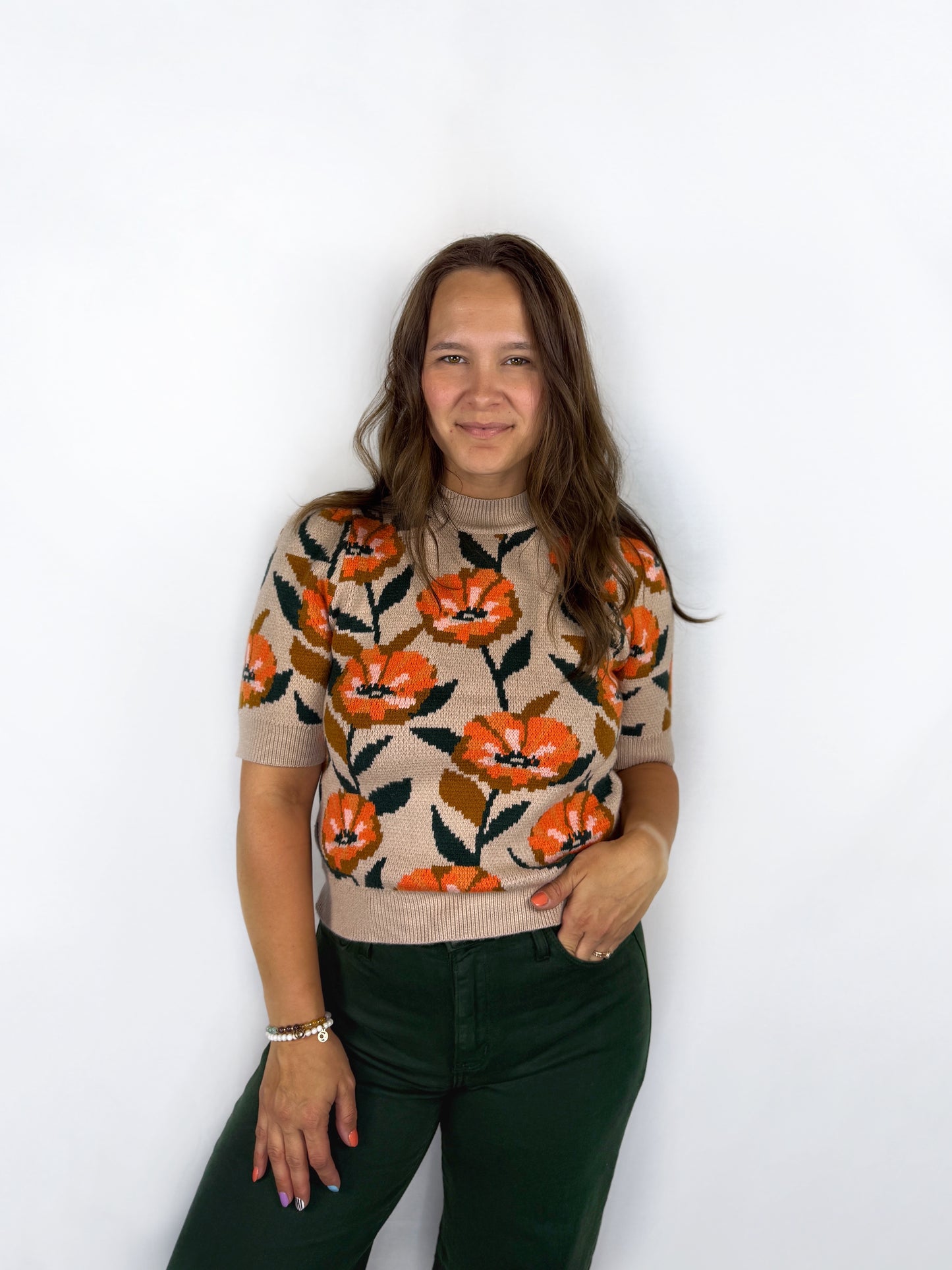 Fall Blooms Sweater