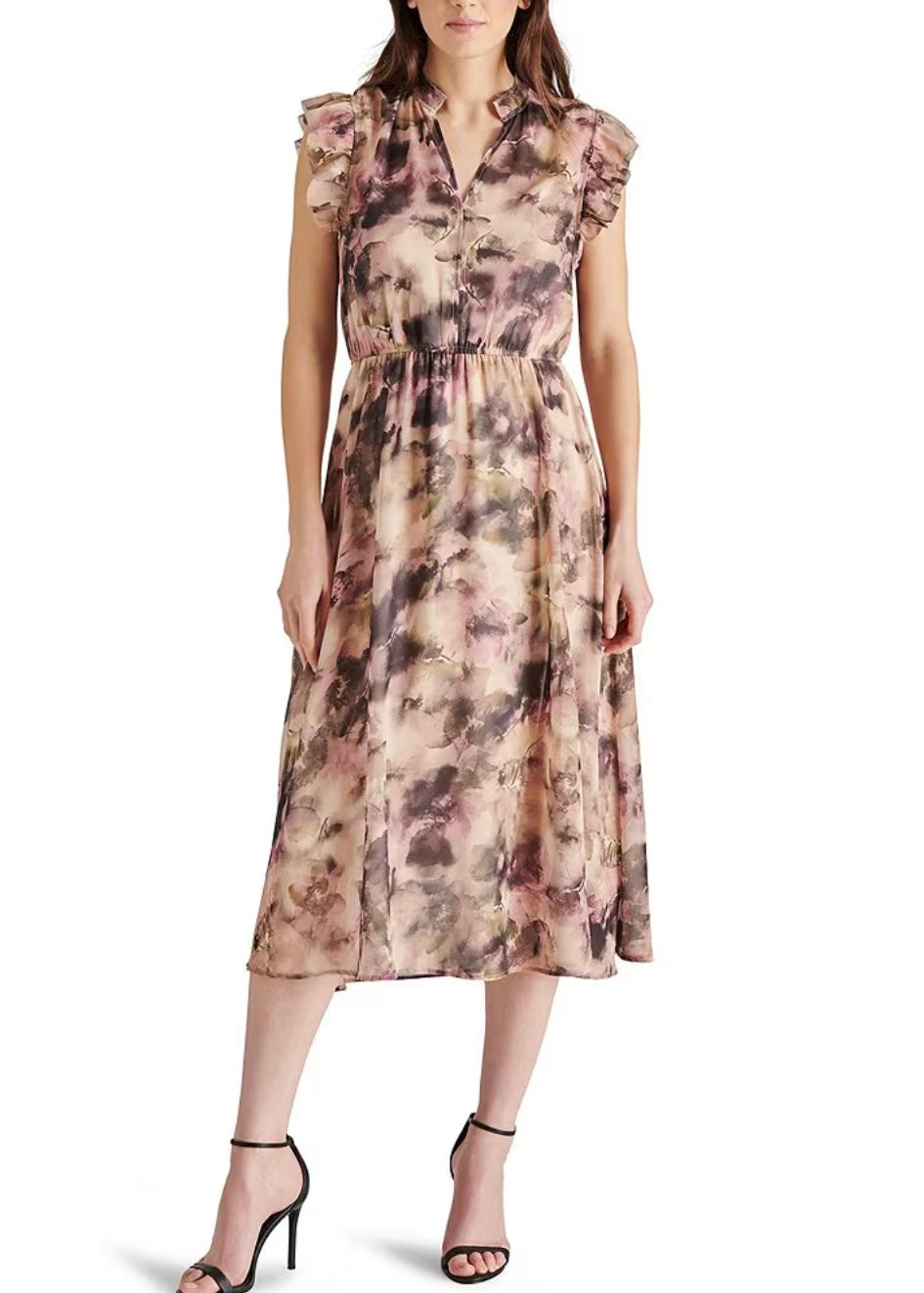 allegra midi dress ALLEGRA MIDI DRESS CHERRY POPLIN