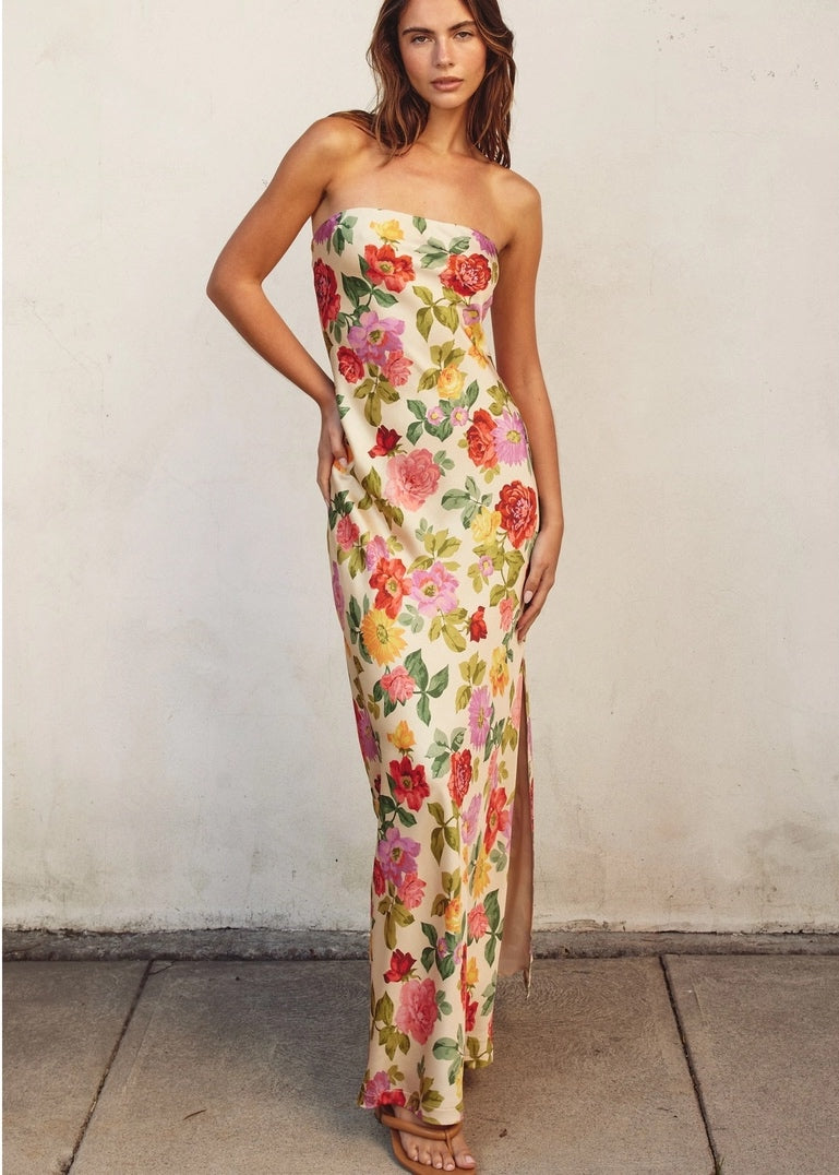 Gift of Love Strapless Maxi Dress