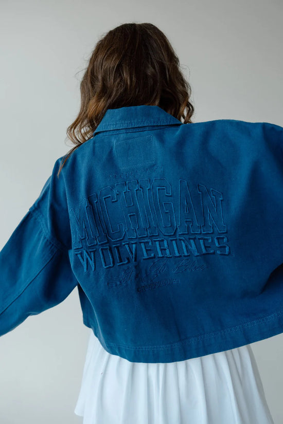 Michigan Embroidery Canvas Twill Jacket