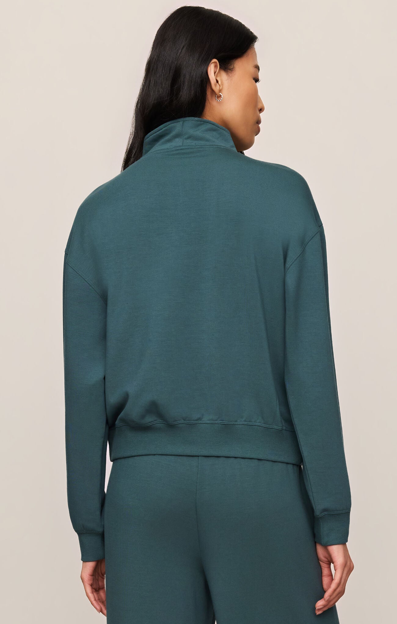 Gate Check Modal Sweatshirt in Emerald Cove