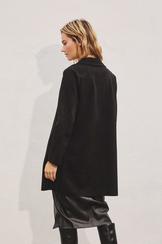 Grab and Go Suede Coat