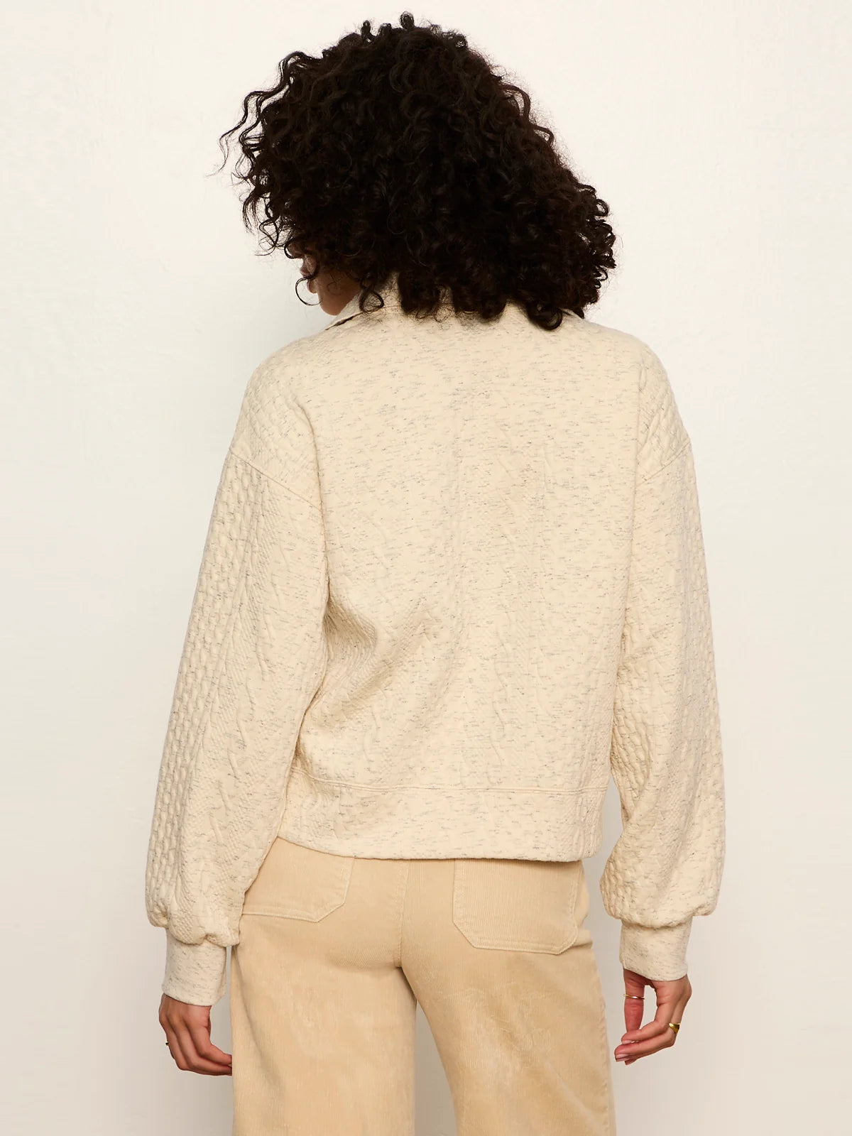 Halley Relaxed Popover in Heather Bone