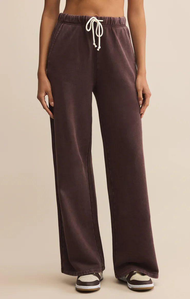 Hunter Knit Pant Chocolate Cherry