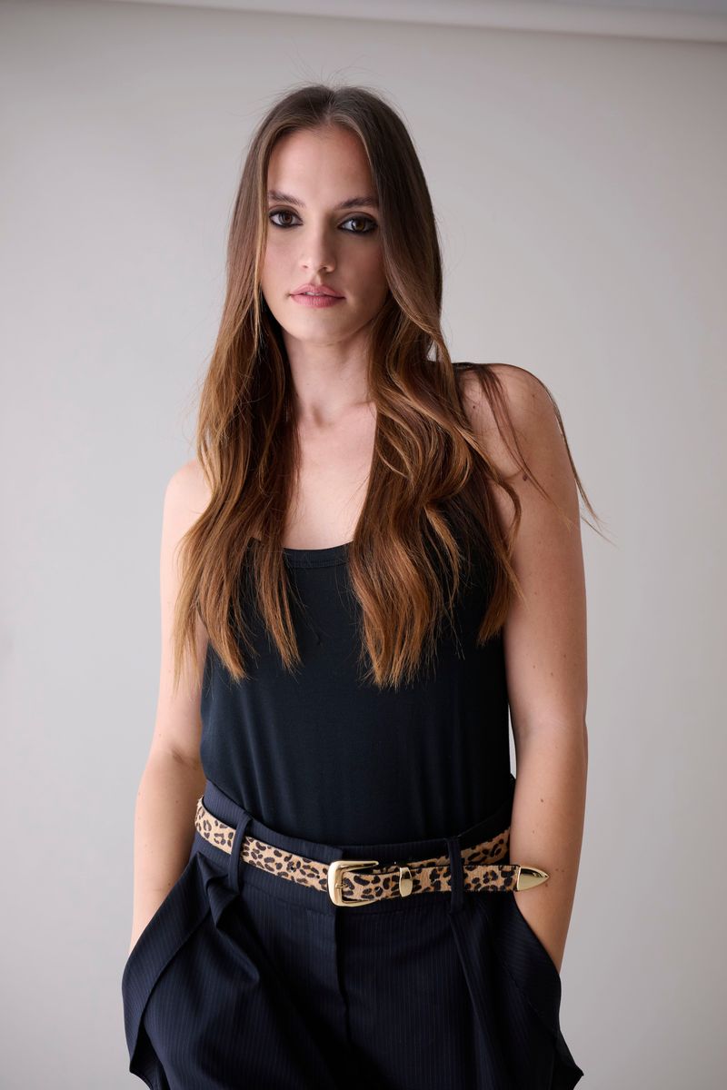 Silverlake Belt Leopard Print