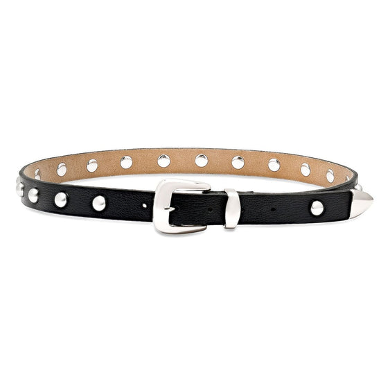 Silverlake Studded Belt Black and Silver