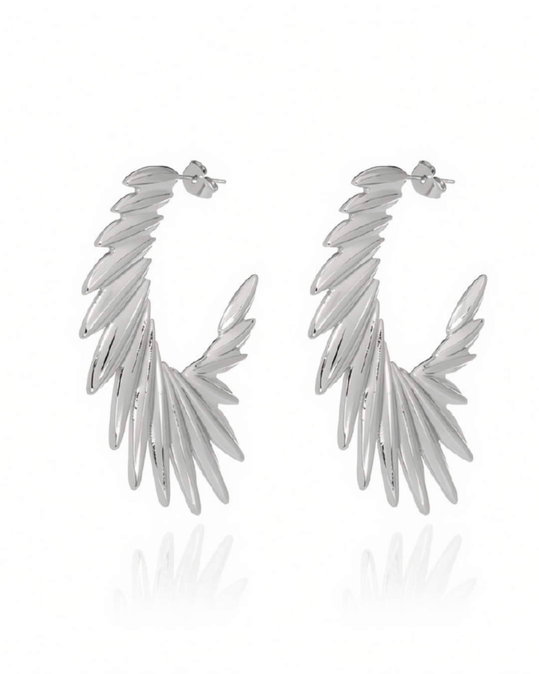 Moana Hoops in Silver