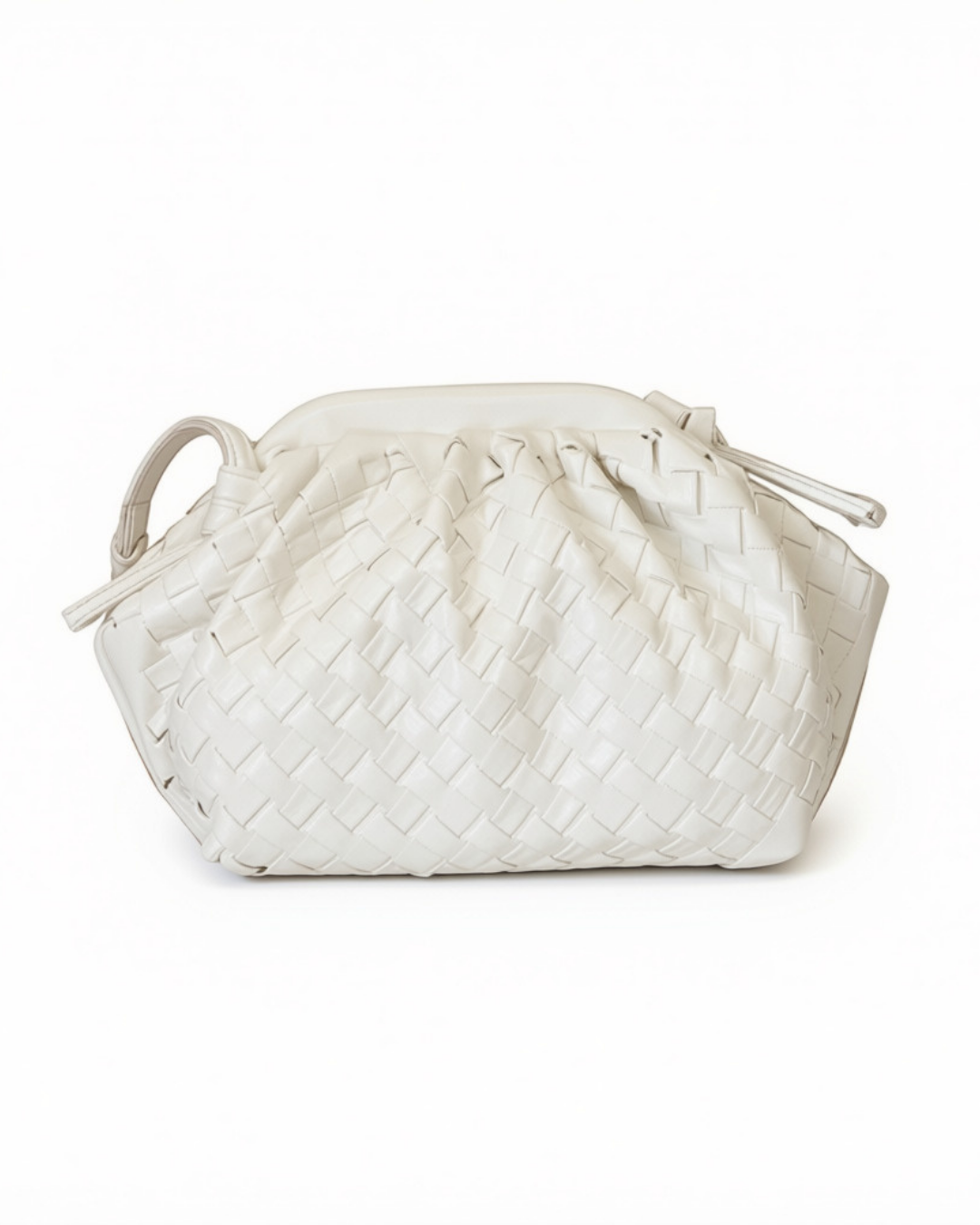Cross Stitch Bag in White