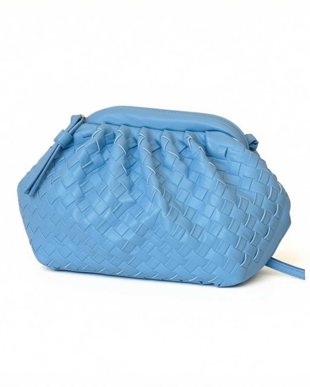 Cross Stitch Bag in Baby Blue