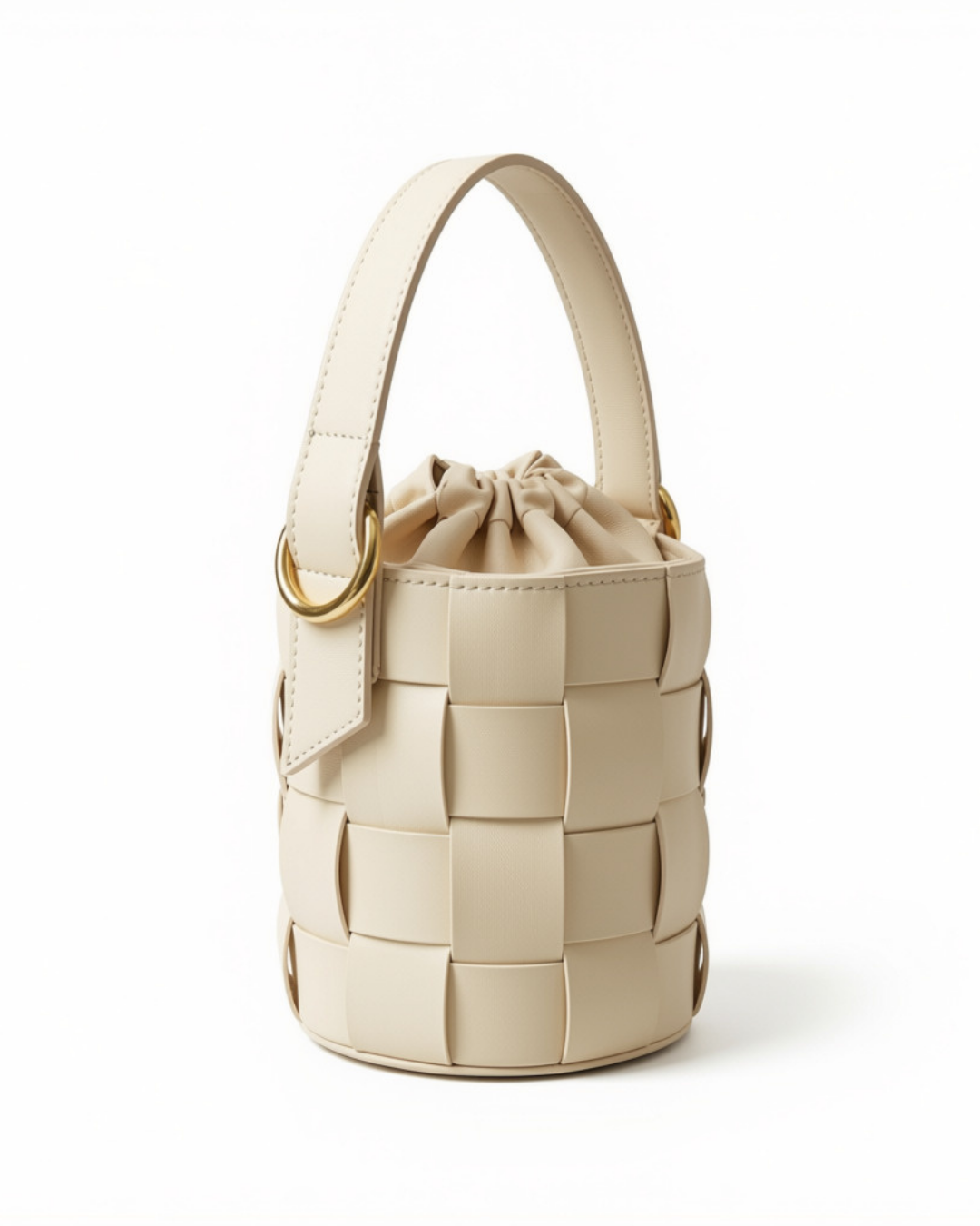 Pheonix Bucket Bag in Ivory