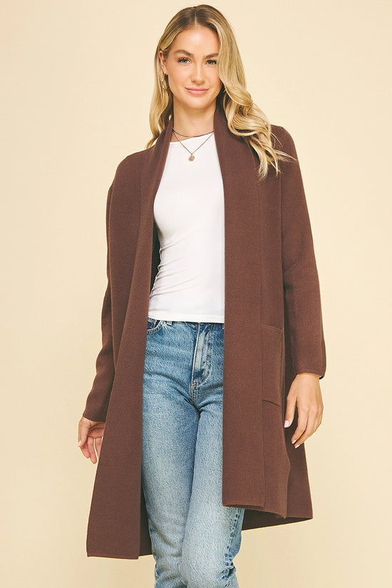 The Rachel Cardigan Espresso
