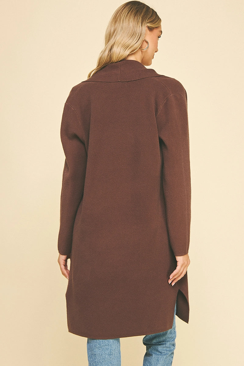 The Rachel Cardigan Espresso