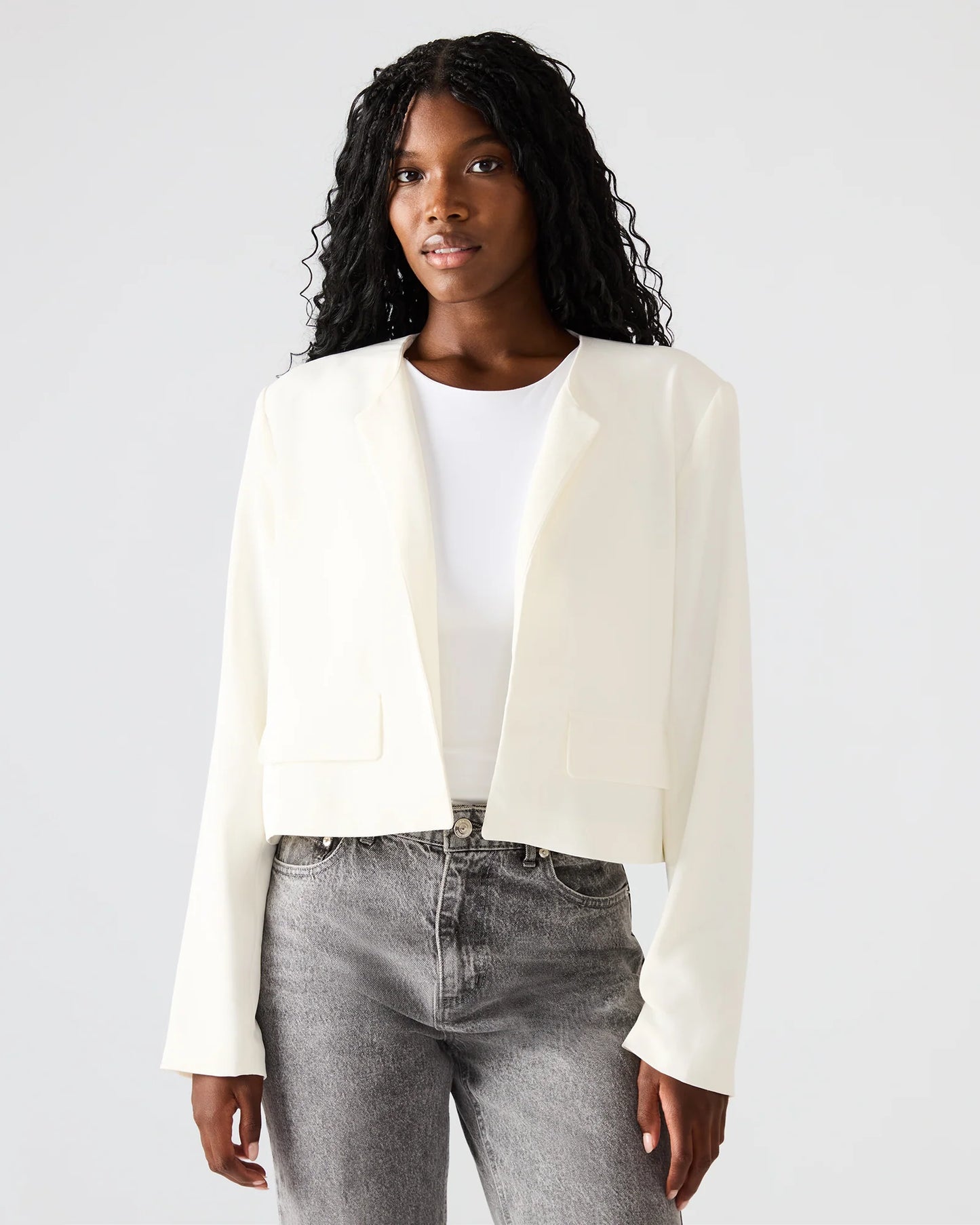 Serenea Blazer in White