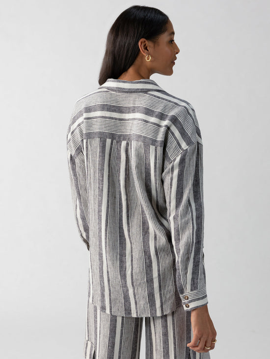 Pocket Shirt Variegated Stripe