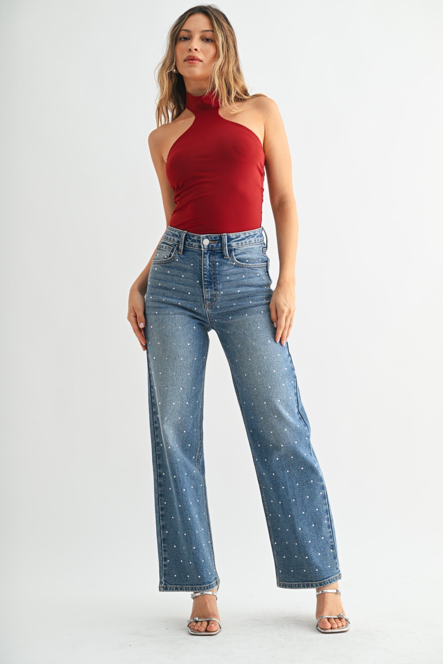 Peggy Rhinestone Jeans