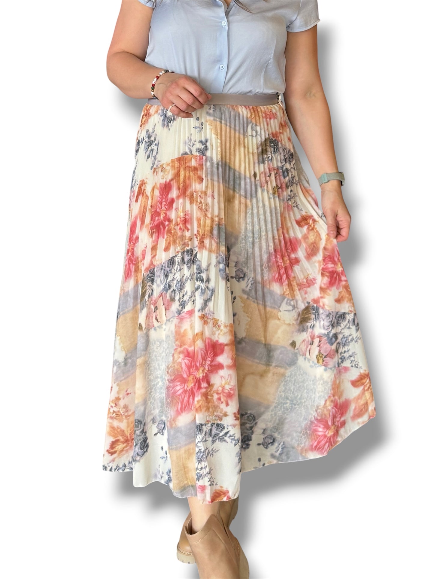 Flower Patch Mid Skirt