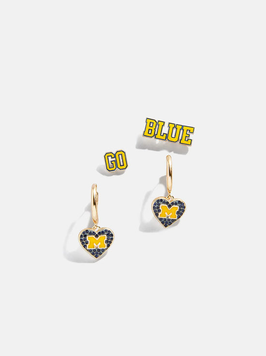 University of Michigan Earring Set