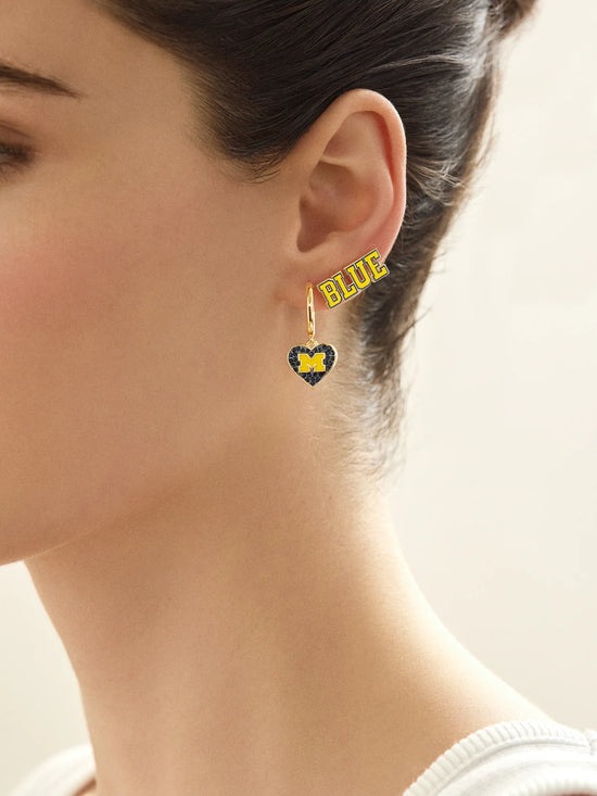University of Michigan Earring Set