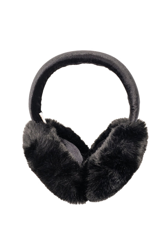 Chloe Velvet Earmuffs Black
