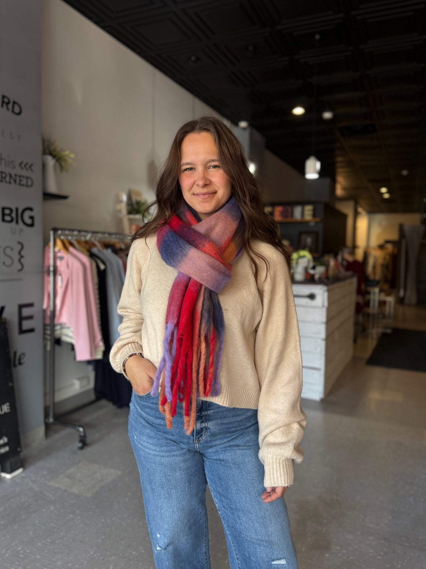 Prism Plaid Scarf