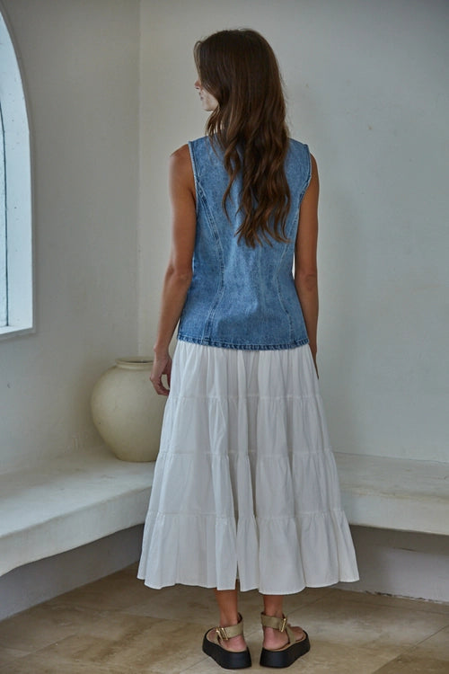 Lainey Denim Vest