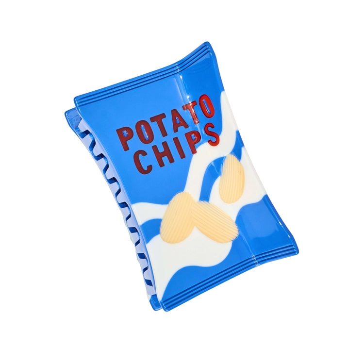 Large Potato Chip Bag Hair Clip