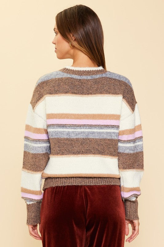Load image into Gallery viewer, Lea Stripe Sweater
