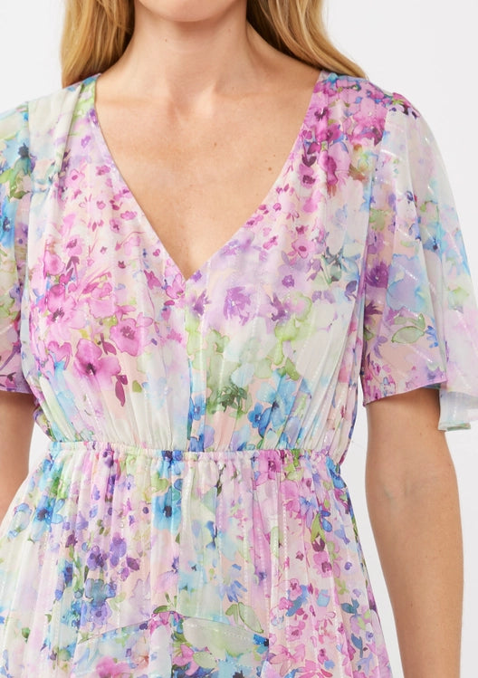 Lilac Breeze Midi Dress