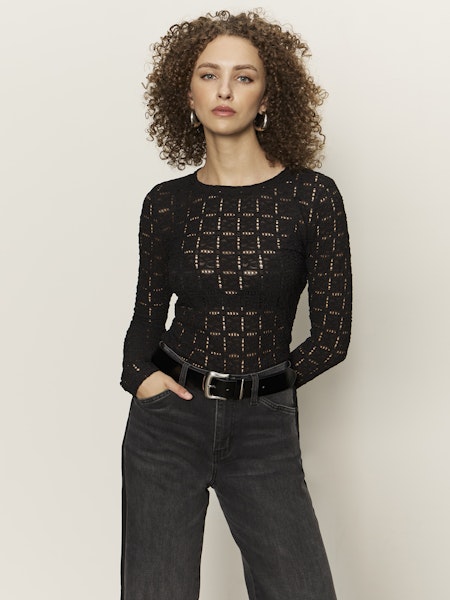 Long Sleeve Perfect Tee Black