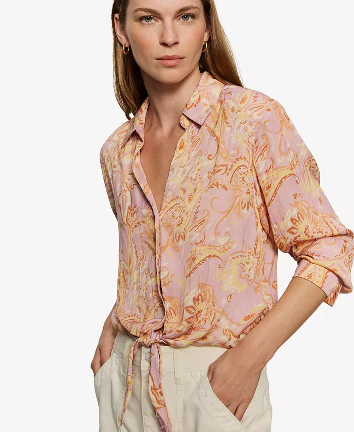 Lover Tie Blouse in Whimsy